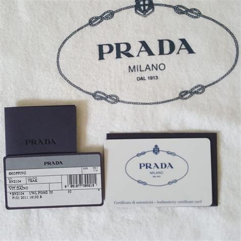 prada verification card|Prada authentication.